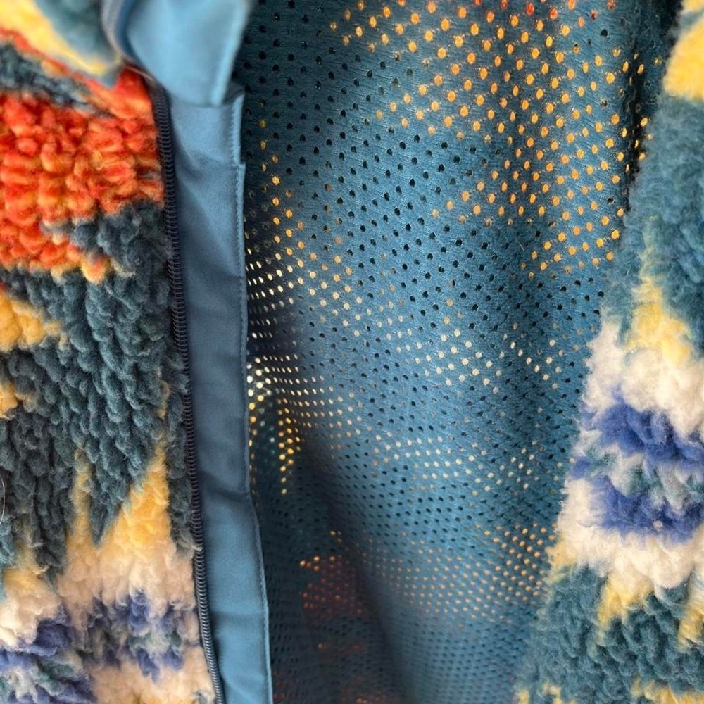 Ariat x Pendleton Sherpa Jacket Geometric Pattern Western - Picture 6 of 9